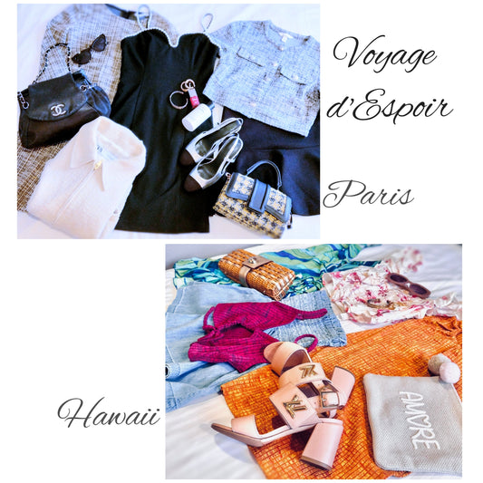 Voyage d'Espoir – 希望と美しさを叶える旅のファッション💋✈️