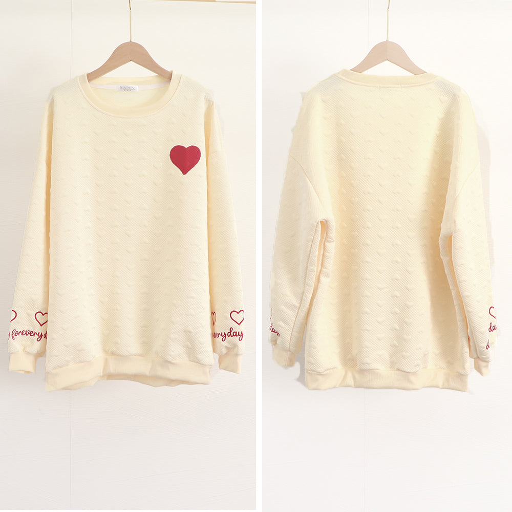 Jetsetter Oversized Love Pullover