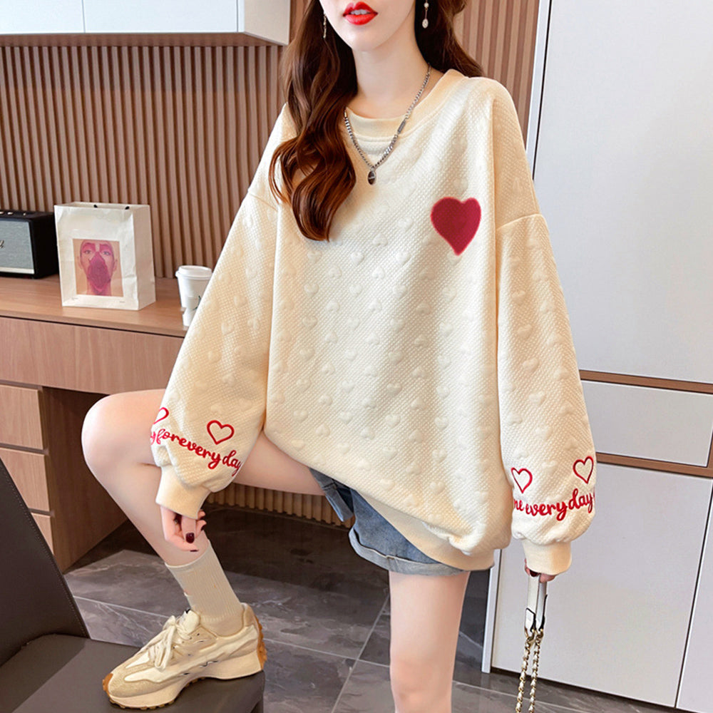 Jetsetter Oversized Love Pullover