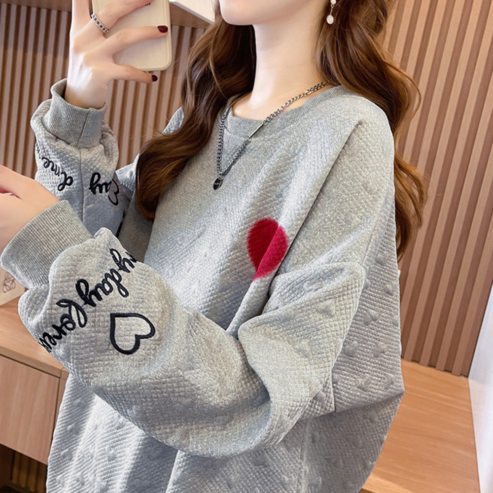 Jetsetter Oversized Love Pullover