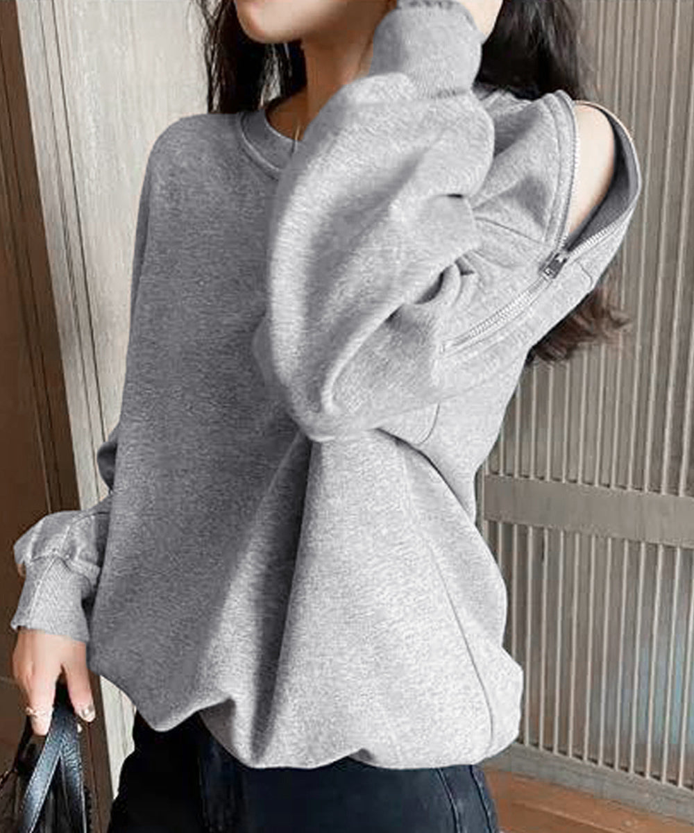 Elegant Open-Shoulder Travel Top