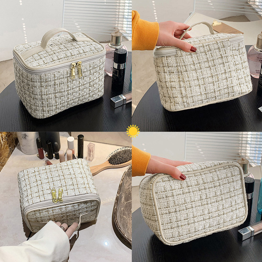 Tweed Travel Vanity Organizer