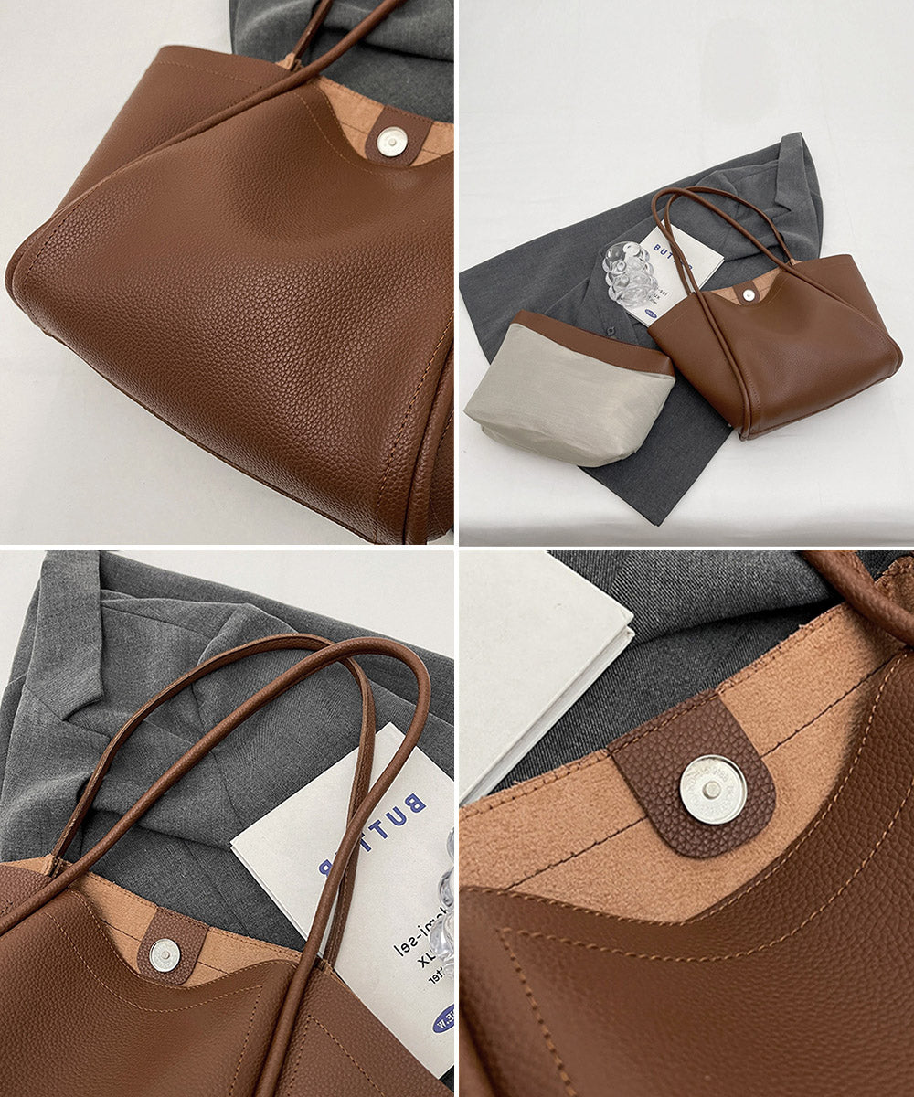 Minimalist Tote with Pouch Organizer
