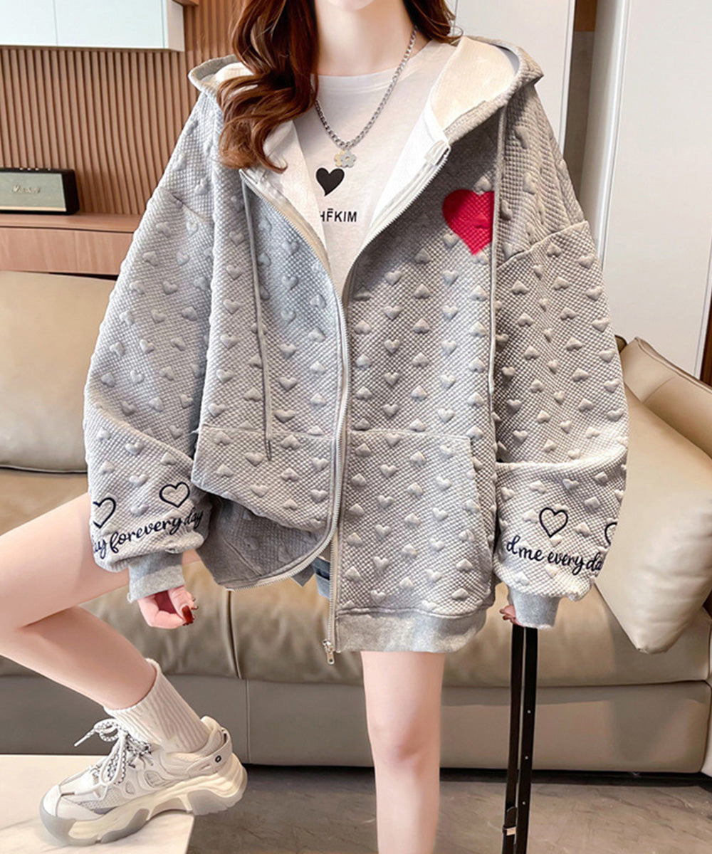 Jetsetter Oversized Love Hoodie