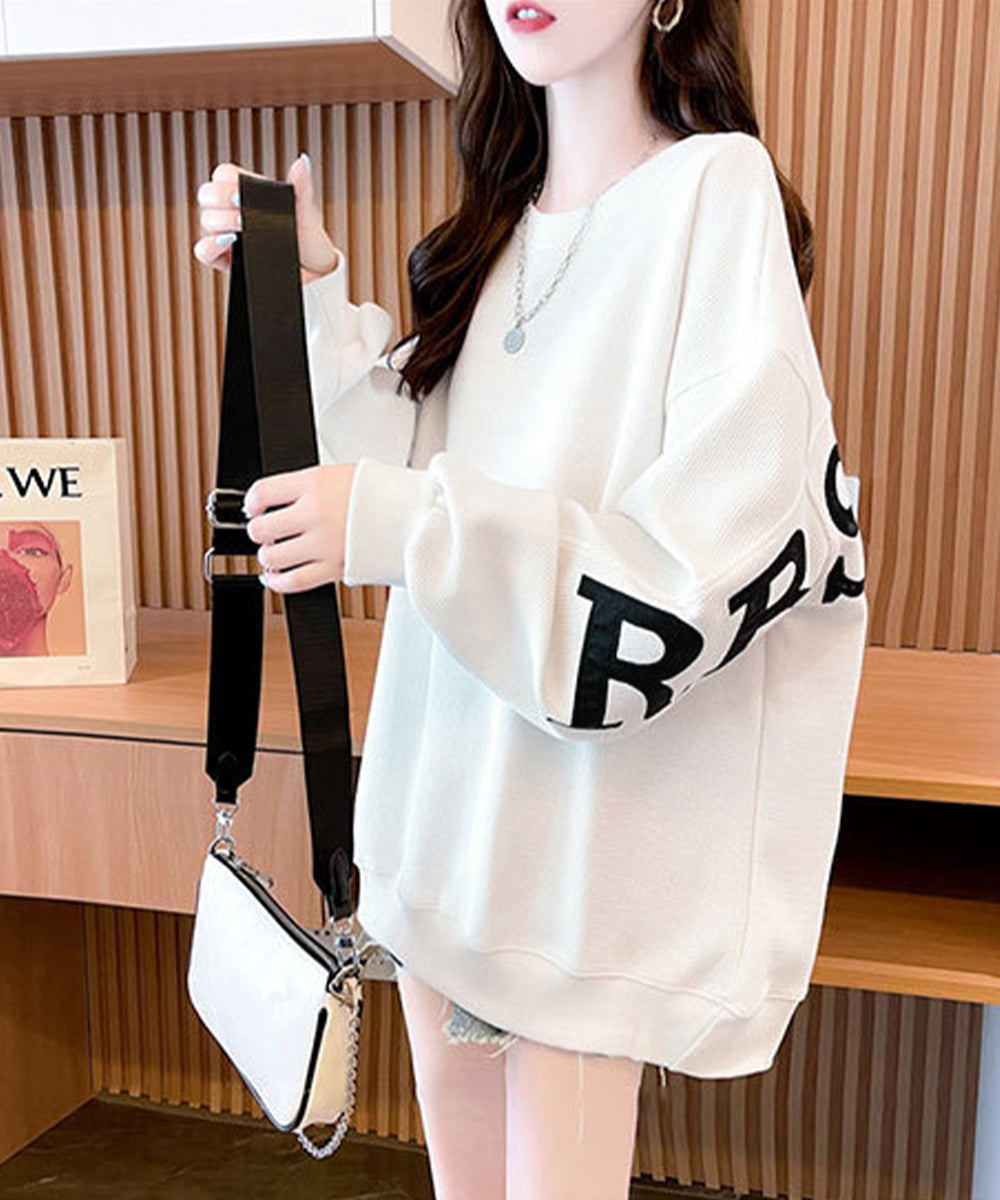 Waffle Knit Logo Travel Sweatshirt