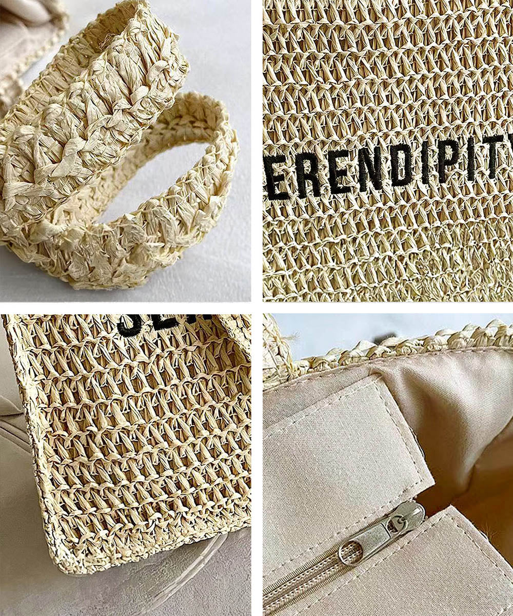 Pretty Logo Basket Tote