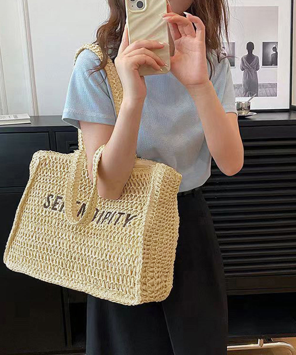Pretty Logo Basket Tote