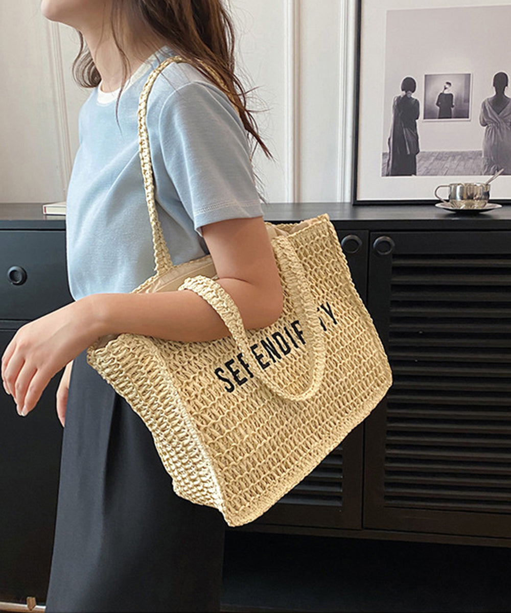 Pretty Logo Basket Tote