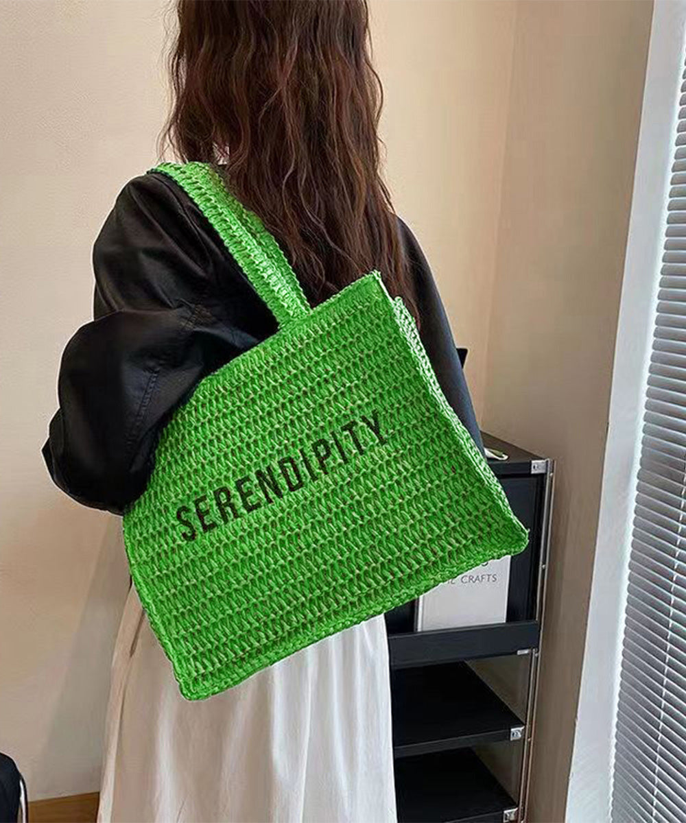 Pretty Logo Basket Tote