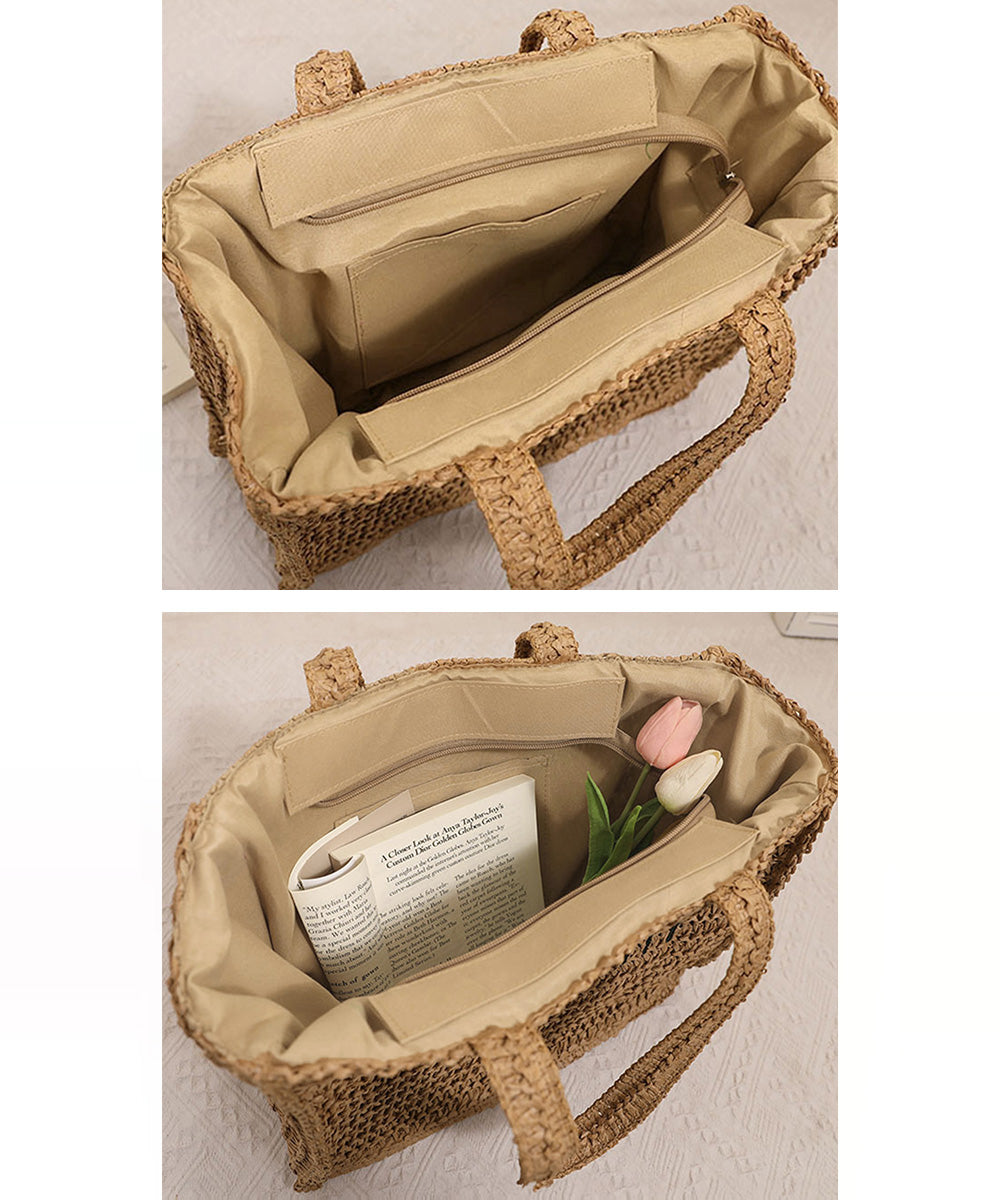 Pretty Logo Basket Tote