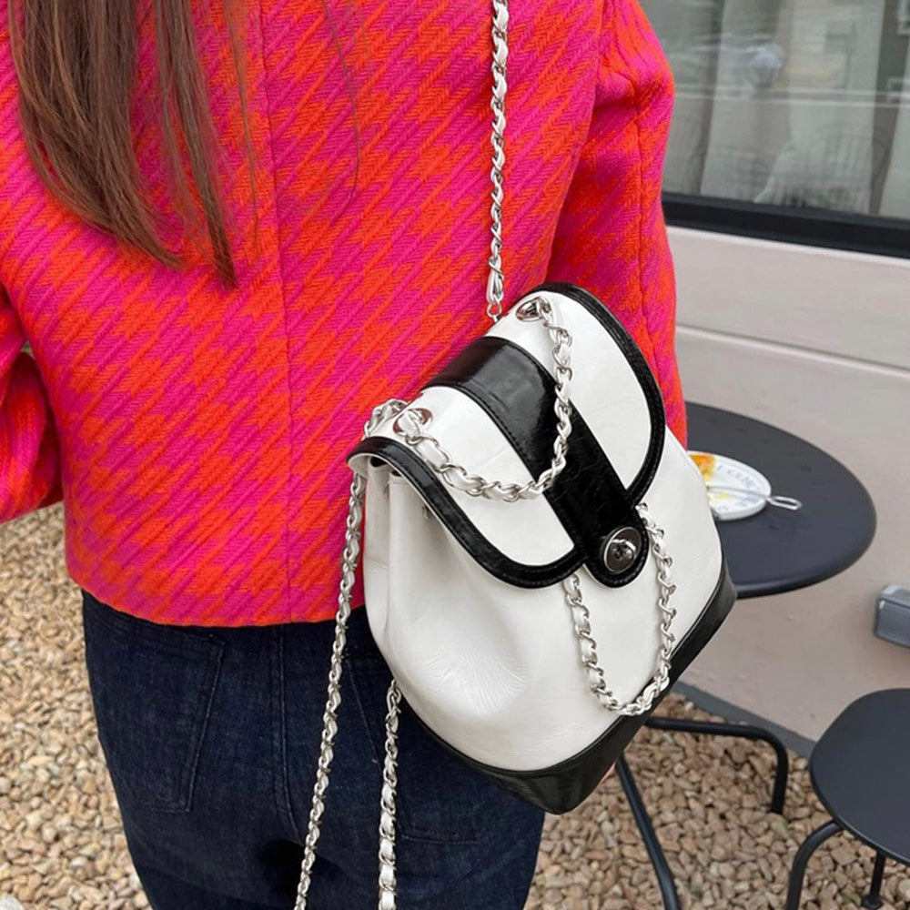 Feminine Chain Mini Backpack