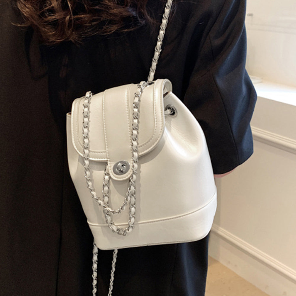 Feminine Chain Mini Backpack
