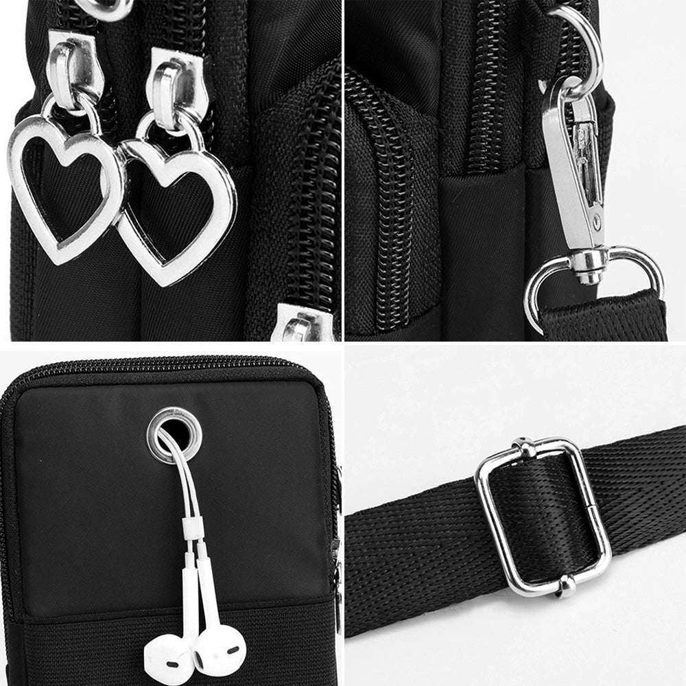 Petite Heart Smartphone Wallet Bag