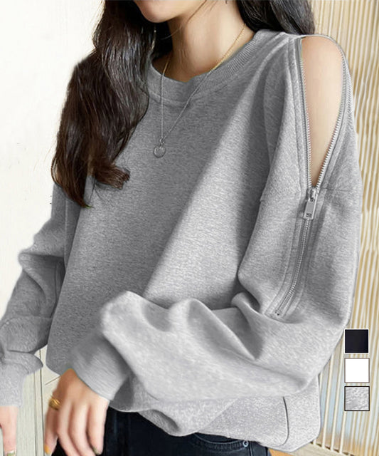 Elegant Open-Shoulder Travel Top