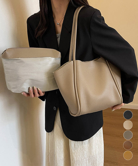 Minimalist Tote with Pouch Organizer
