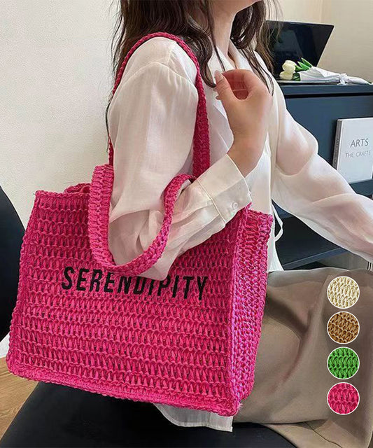 Pretty Logo Basket Tote